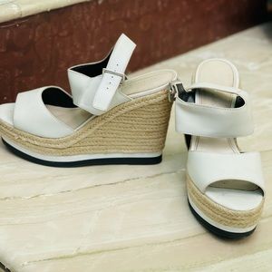 Charles and keith wedge heels